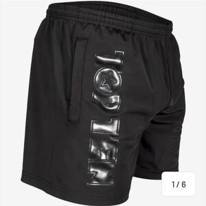Unisex Black Athletic Shorts